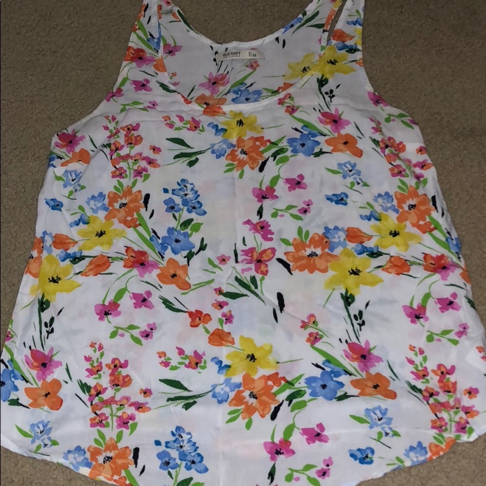 Old navy floral tank